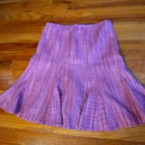 Pink quilted skirt